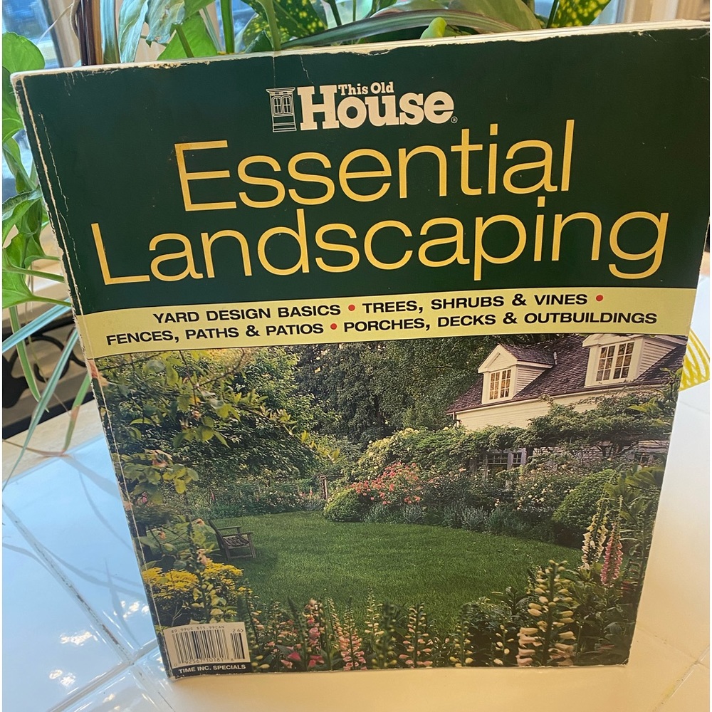This Old house coffee table book “Essential Landscaping”